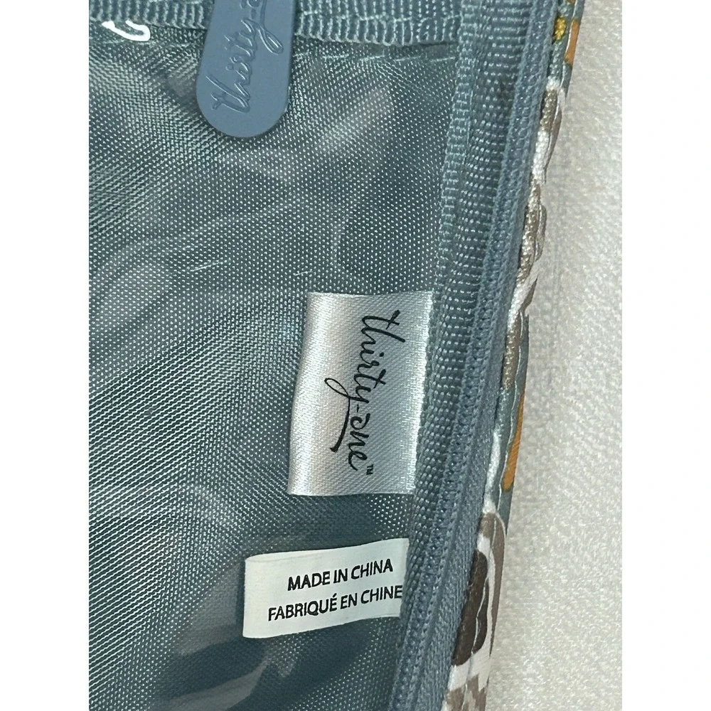 Thirty One Jewelry Keeper Parisian Garden Hanging Makeup Travel Bag‎ Organizer